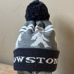 Yellowstone Club YC Pom Beanie by Locale Ski Big Sky Montana Bigfoot Yeti - NWT